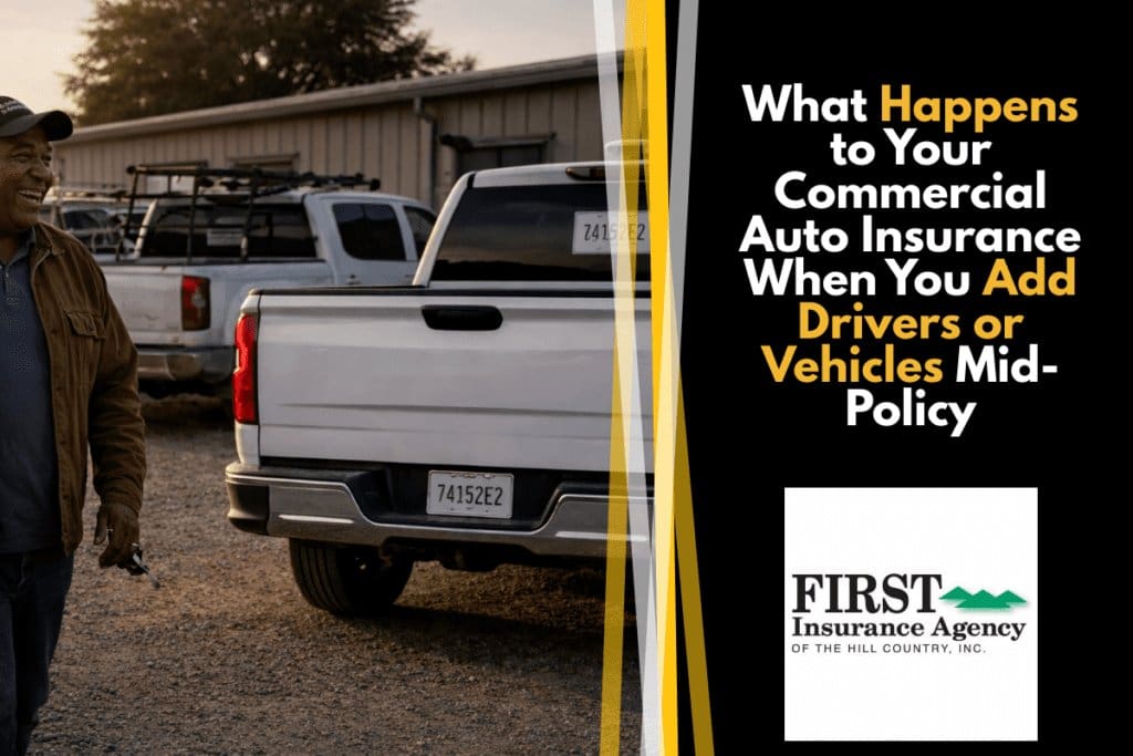 A new vehicle has joined the fleet and is already operational — but nothing about it exists in the policy that covers everything parked beside it.