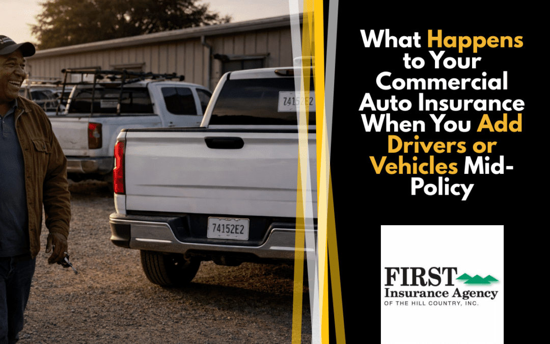What Happens to Your Commercial Auto Insurance When You Add Drivers or Vehicles Mid-Policy