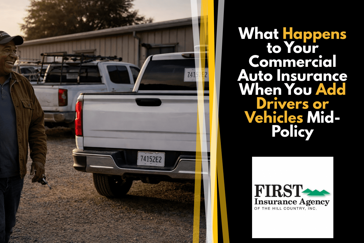 A new vehicle has joined the fleet and is already operational — but nothing about it exists in the policy that covers everything parked beside it.